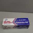 Aluminum Foil (12"x1000 ft.)  Heavy Duty Aluminum Foil Wrap for Food, BBQ, Grilling and Roasting  Tin Foil Perfect for Multipurpose Kitchen (1 Box)