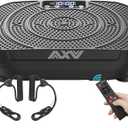 AXV Vibration Plate Platform Exercise Machine Fitness Vibrating Shaking Full Body Shaker Workout Vibrate Stand Shake Board Sport Gym for Weight Loss Lymphatic Drainage for Women Men