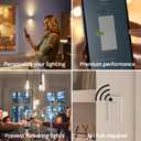 Leviton Decora Smart Dimmer Switch, Wi-Fi 2nd Gen, Neutral Wire Required, Works with Matter, Alexa, Google Assistant, Apple Home/Siri, Wired or Wireless 3-Way, D26HD-1RW, White