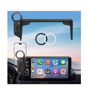 Car Phone Holder for Honda CRV & HRV 2026 2025 2024 2023 (Only for 7/9-Inch Screen) 360 Rotation Magnetic Cell Phone Mount, Compatible with Magsafe, Does Not Affect Air Vent