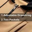 GXAMOY Men's 2 Pieces Tracksuits Running Sports Suits Drawstring Waistband Sweatsuit (S)