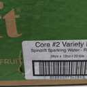 Spindrift Sparkling Water, Core 3 Flavor Variety Pack, Made with Real Squeezed Fruit, 12 Fl Oz Cans, Pack of 24 (EXP 03/23/26)