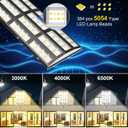 JAYNLT Y-16000W Solar Street Lights Outdoor,Parking Lot Lights Commercial, 6XL