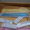 American Mahjong Set with 166 Tiles, 4 Color Rack Pushers, Carrying Bag