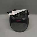 Amazon Basics Oscillating Ceramic Space Heater, Portable Fast Heating Indoor Solution, With Overheat and Tip-Over Protection, Thermostat, 1500W, 7.52"D x 6.34"W x 9.45"H, Black