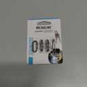 Nite IZE MicroLink Carabiner, Stainless Steel Mini Key Rings for Keys Fobs MultiTools and More, 4 Pack