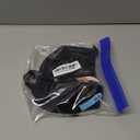 Bali Women's Minimizer Bra, Satin Tracings Underwire Bra, Bustline Slimmer, Full Coverage Bra (36C, Black)