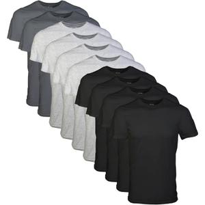 Gildan Men's Crew T-Shirts, Multipack, Style G1100 (Gray, XL)