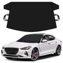 Autovir Windshield Snow Cover for Ice and Snow – Car Windshield Cover for Winter Frost, Ice & Snow Protection – Waterproof Frost Shield Windshield Protector for Cars, SUVs & Trucks (69x42 inches)