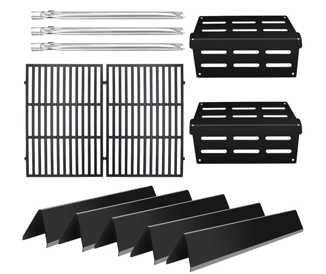 Genesis Grill Parts Flavorizer Bars for Weber Genesis 300 Series, Genesis E310 E320 E330 S310 S320 S330 Grill with Front-Mounted Control, 7622 Heat Deflectors, 62752 Grill Burners, and 7524 Grill Grate