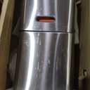 Joseph Joseph Totem Max 60 Liter/15.85 Gallon Waste Separation and Recycling Kitchen Trash Can with Odor Filter and Removable Food Waste Caddy, Stainless Steel