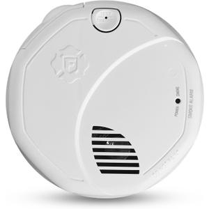 First Alert SM500V, Interconnect Battery-Operated Smoke Alarm with Voice Alerts, 1-Pack, Manufacturing Date: 2025 Aug 26