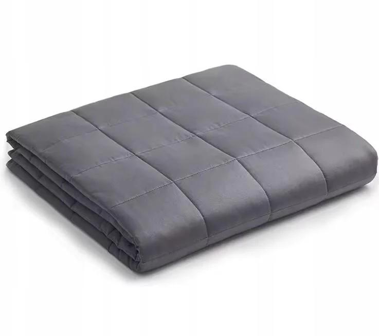 Gray Tranquility Sleep Rest Calm Weighted Blanket 39"x75"x18" ( Black ) Oeko Tex Standart 100