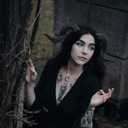 Halloween Sheep Horn Headband Gothic Devil Sheep Horns Headband Cosplay Headwear for Halloween Costume Party (Black)