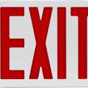 CM MZY Red Exit Sign With Emergency Light, Two Adjustable Square Head, Battery Backup, US Standards, UL Certified, Combo for Business, AC 120/277V, 1 Pack