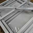 Casaottima Night Stand Set 2, Bedside Tables with Charging Station, LED Nightstand with Fabric Drawers, End Tablewith Open Shelf, Small Nightstand for Bedroom, White