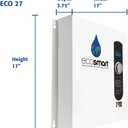 EcoSmart ECO 27 Tankless Water Heater, Electric, 27-kW - Quantity 1, 17 x 17 x 3.5