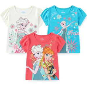 FREEZE Little Girls' Disney Minnie Mouse Toddler Girl Assorted Tee 3-Pack