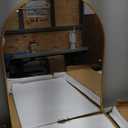 Colingmill 24 x 18 Inch DIY Wedding Seating Chart Mirror with Mirror Decal Sticker Wedding Reception Display Chart Board Our Favorite People Find Your Seat Date Signs for Marriage Decor (Balck)