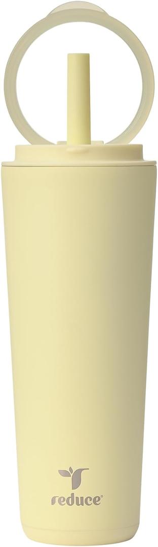 Reduce Halo 32 oz Stainless Steel Vacuum Insulated Tumbler - Spill Proof Travel Mug with Flip Handle Lid