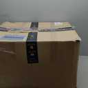 HIGOGOGO Square Stuffed Pouf Ottoman, Corduroy Poufs with Foam Chunk Filling, Furry and Fluffy Pouf Foot Stool Storage Ottoman, 25.6 X 25.6 Floor Poufs Foot Rest for Living Room, Grey