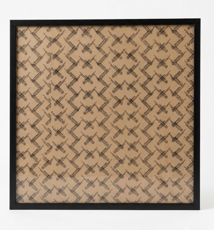 Wall Photo Frame 53x53 cm / 53 x 53 cm, Frame Black, 3 cm wide, Wood Picture Frame