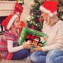 12 Pack Christmas No-Snap Party Table Favors, Christmas Table Favor with Party Hat, Joke & Little Gifts Inside for Kids and Adults, Xmas Table Decorations Seasonal Holiday Dinner Traditions Supplies