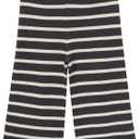 Modern Moments by Gerber Mommy and Me Sweater Knit Separates, Women Pants (X-Small, Ivory Stripe)