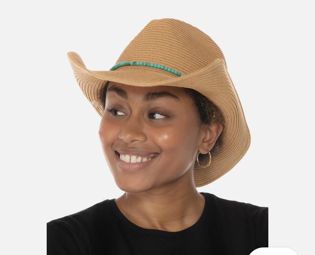 Elena - Cowboy with Rolled Wire Brim Edges