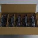 M MCIRCO [5-Pack, 36 oz] Glass Meal Prep Containers 3 Compartment with Lids, Glass Lunch Containers, Food Prep Lunch Box, Bento Box, Microwave, Oven, Freezer, Dishwasher (4.5 Cups)