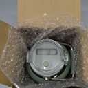 MUKOKO 84oz Glass Water Bottle with Time Marker and Silicone Sleeve 2.5L Water Jug with Stainless Steel Handle Gallon Drinking Bottle with 2-in-1 Lid Wide Mouth BPA Free, Olive