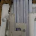 3-Tier Metal Toilet Shelf, Freestanding Space-Saving Toilet Storage Rack, Tall Bathroom Shelf, Suitable for Most Toilets, Suitable for Bathrooms, Laundry Rooms, White (Carbon Steel)