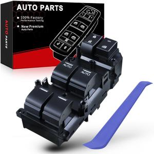 Master Power Window Switch Fits for:-Honda Accord EX EXL EX-L 2008 2009 2010 2011 2012 Driver Side Control Switch OE# 35750TA0A32, 35750-TA0-A31, 35750-TA0-A32, 35750TA0A31 (NEW-Upgrade)