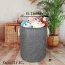 Round Laundry Basket Storage Bins Nursery Hamper Gift Baskets for Home,Office,Home Decor