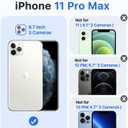 Magnetic for iPhone 11 Pro Max Case, [Compatible with MagSafe][Military-Grade Drop Protection][Anti-Yellowing] Shockproof Translucent Matte Cover for iPhone 11 Pro Max Phone Case,Clear