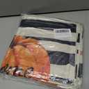 Fall Pumpkin Pillow Cover 18x18 Fall Decor Cushion Cover Autumn Stripe Throw Pillow Cover Thanksgiving Farmhouse Decorative Cushion Cases 18x18 Set of 4 (Dark Tones)