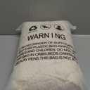 Levoberg Waterproof Square Ottoman Cover Large Square Folding Storage Ottoman Bench Slipcovers Footrest Stool Covers Oversized Ottoman Coffee Table Covers Cube with Elastic Bottom L Beige