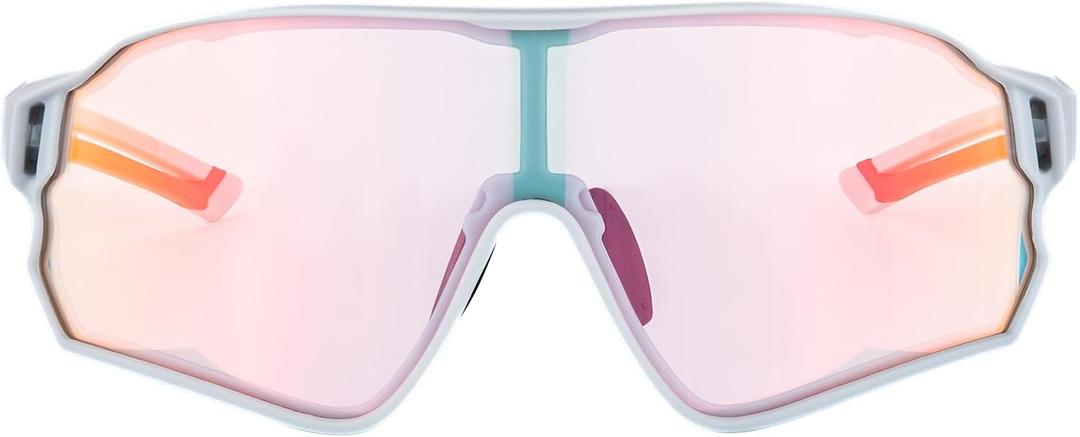 ROCKBROS Photochromic Sunglasses for Men Cycling Sunglasses Sports Bike Glasses, One Size