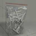 Magnetic Cup Holder For Stanley 20/30/40oz - 2 Pack Tumbler Organizer for Stanley - Water Bottle Organizer for Fridge with Straw Basket & 6 Hooks for Tumbler Cup Lids Accessories Organization White