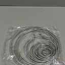 Hotop 24 Pieces Metal Rings Hoops Metal Dream Catcher Macrame Steel Craft Rings Floral Hoop for Wreaths Macrame Projects(Silver,3.5/5/ 7.5/10/14/16 cm)