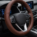 Car Steering Wheel Cover, Brown, 15''