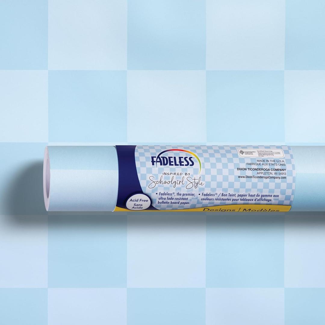 Fadeless Schoolgirl Style Bulletin Board Paper, Day Dream, 47.25" x 25', 1 Roll