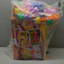 All-in-1 Inflatable Bounce House with 55 Balls for Toddlers 1-3, Playpen, Ball Pit and Trampoline, Thickened Matte PVC, Safety Net, 3-Min Setup with Air Pump for Kids Indoor and Outdoor Play(51'')