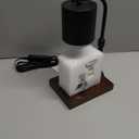 Candle Warmer Lamp Timer - Birthday Gifts for Women Mom, Mothers Day Gifts, House Warming Gifts New Home Decor, Modern Farmhouse Decor, Candle Warmer for All Jar Candles with 2 Bulb BlackGold (Gray)