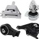 Engine Motor and Transmission Mount Kit Compatible with 2011 Lacrosse L4 2.4L 2011- 2013 Regal L4 2.4L & 2014 Impala L4 2.5L-Automatic Transmission 4pcs A5537 A5532 A5502 A5501