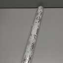 RUSPEPA Gold Foil Snowflake Christmas Wrapping Paper Roll, Mini Roll, Elegant Gold and White Snowflake Design Gift Wrap Paper, Perfect for Holiday Gifts, Christmas Party, 17 Inches x 32.8 Feet