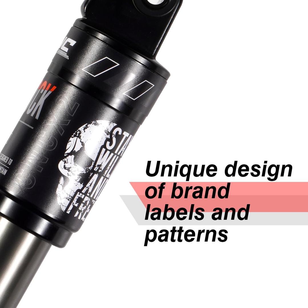 CNC Mountain Bike Rear Shock Bicycle Shock Absorber- Hydraulic Rear Suspension Shock for Mtb/Mtn/ebike/Dmn.185mm x1000lbs