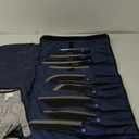 XYj Portable Chef Knife Set Professional Slicing Butcher Knives With Rolling Bag Sharpener Stick Cleaver Boning Knife For Kitchen Camping