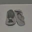Ozaiic Yoga Socks for Women Non-Slip Grips & Straps, Ideal for Pilates, Pure Barre, Ballet, Dance, Barefoot Workout, Grey
