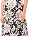 Vince Camuto Women's Thick Strap Printed Maxi Dress S